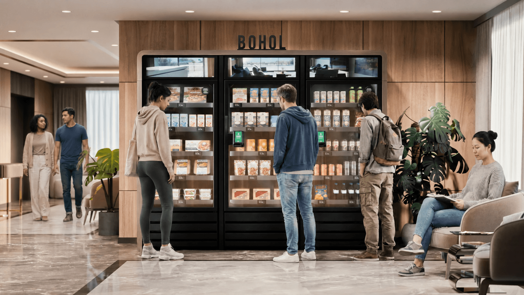 Apartment lobby vending in Canada