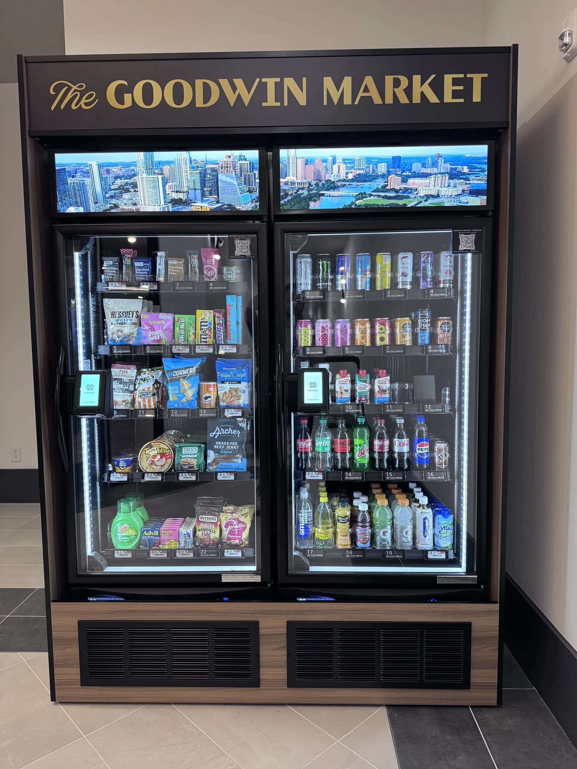 Mixed beverage wall for distributors