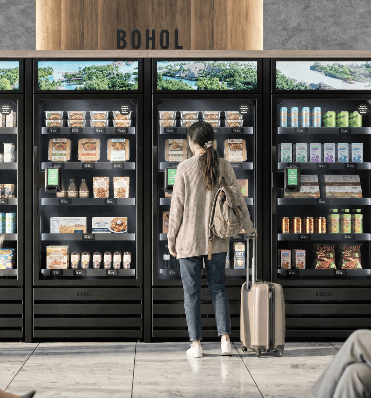 Smart store corner