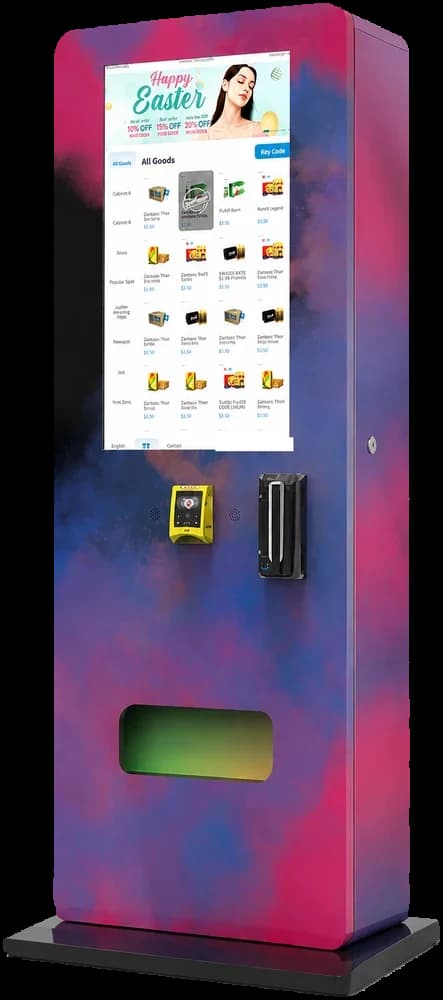 BOHOL automatic electronic cigarette vending machine 3D product view